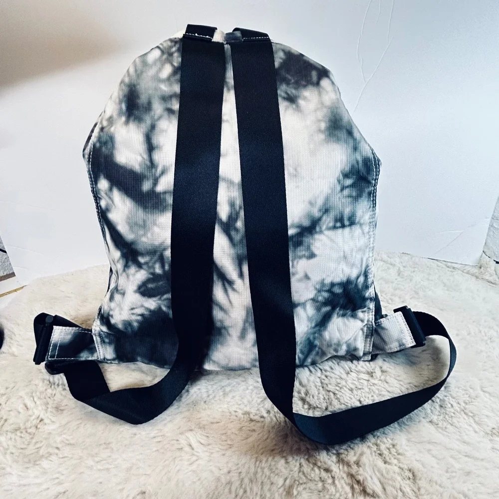 PINK Victoria's Secret Backpack Drawstring‎ Tie Dye Gym Bag Bookbag Women